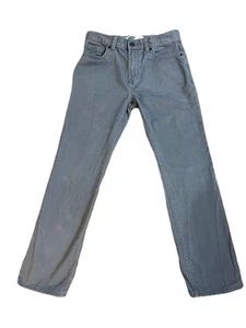 Old Navy Boys Gray Skinny Straight Leg Jeans Size 12 With Adjustable Waist - Picture 1 of 10