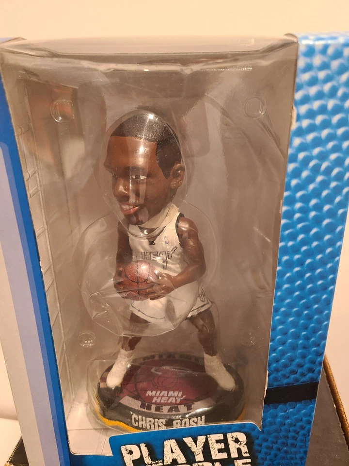 Miami Heat White Hot Out Playoff Chris Bosh Bobblehead Limited Edition - Image 1 of 1