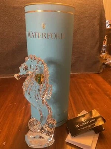 Waterford Seahorse Paperweight New in Box With Tags - Picture 1 of 5