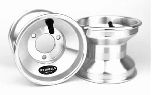 JET KART WHEELS / FELGEN 130MM X2 THREE BOLT CADET FELGEN - IAME HONDA - X30 - ROTAX - Bild 1 von 2
