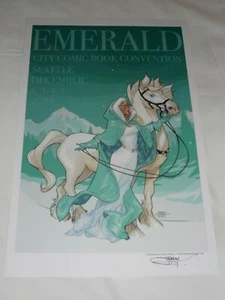 2021 Emerald City Comic Book Convention Kunstdruck signiert von Terry Dodson 11x17 - Bild 1 von 1