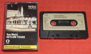 TOM WAITS - UK CHROME CASSETTE TAPE - ASYLUM YEARS - Picture 1 of 4