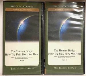 Teaching Company: The Great Courses -The Human Body,  4 DVD's & Books - Picture 1 of 2