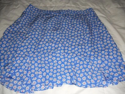 NWT MADEWELL 1937 RUFFLED EDGE SKIRT IN MINI DAISY PRINT SIZE 6 Foto 1 de 4