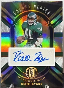 2024 Panini Gold Standard - Keith Byars /49 Auto Golden Oldies #GO-KBS Eagles - Picture 1 of 3
