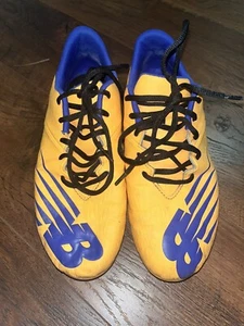 New Balance Womens 6 Youth 4.5 Furon V7 Soccer Cleats Shoes Orange And Blue - Picture 1 of 7