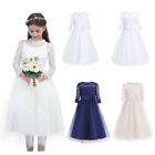 Kids Flower Girl Dress Princess Bridesmaid Dresses Wedding Party Formal Gown