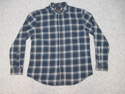 Camisa de franela grande con botones azul tostado Northwest Territory para hombre Foto 1 de 4