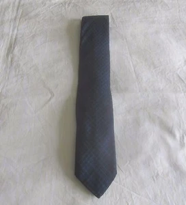 Polo Ralph Lauren Italien karierte Baumwolle Herrenkrawatte indigo/schwarz 56 x 3 $ 125,00 neu mit Etikett - Bild 1 von 3