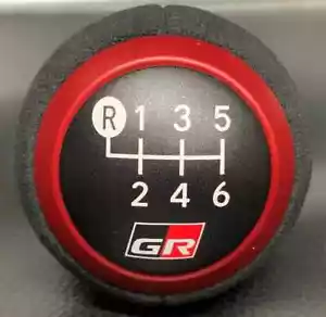 Genuine GRMN Yaris Shift Knob GR Ultra Suede Sub-Assy 33504-12830-C0 TOYOTA - Picture 1 of 8
