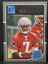 Jacoby Brissett 2016 Donruss Rated Rookie Press Proof Blue #370 