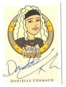 Xena Hercules Animated Autograph card Danielle Cormack
