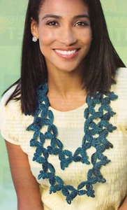 BONITO Collar/Patrón de Crochet Florabella SOLO INSTRUCCIONES - Imagen 1 de 1