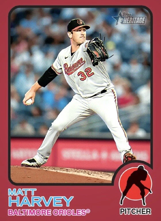 [DIGITAL CARD] Topps Bunt - Matt Harvey - Heritage 22 S1 - Red Base - Image 1 of 1