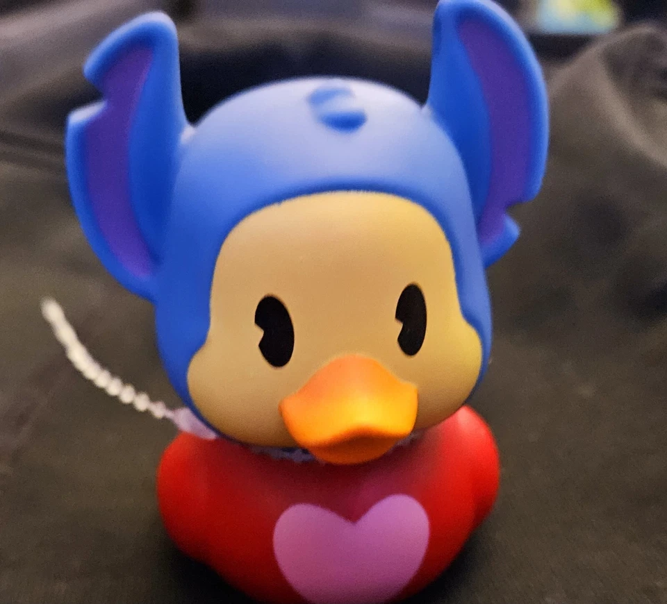 Figura de Pato de Goma Stitch San Valentín 3" ¡NUEVA CON ETIQUETAS ADORABLE! Foto 1 de 1