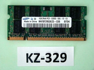 Samsung M470T2953EZ3-CE6 1 GB DDR2 RAM PC2-5300S DDR2-667 #KZ-329 - Imagen 1 de 1