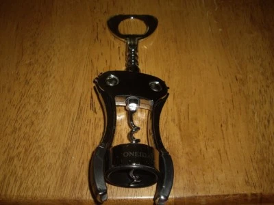 Oneida Chrome Wing Cork Screw Rubber Grips  - Image 1 of 4