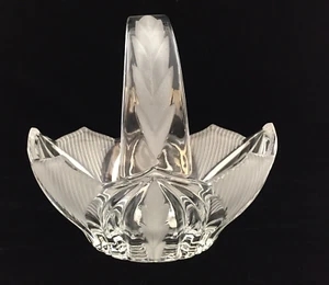 Cesta Cristalina 24% Cristal Plomo Cristal Hoja Esmerilada Diseño Hecho en Polonia - Imagen 1 de 9