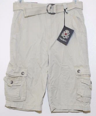 Pantalones Cortos Carga Lavandería Inglés con Cinturón Niño Talla 6 Caqui Claro Nuevos con Etiquetas $48 Foto 1 de 3