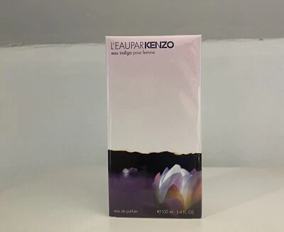 L'EAU PAR KENZO eau indigo 3,4 OZ eau de parfum spray para mujer. Sellado de fábrica en caja. Foto 1 de 3