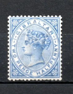Gibraltar 1886 old Victoria stamp (Michel 11 a) nice MLH - Picture 1 of 2