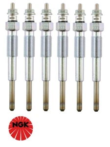 SET OF 6 NGK GLOW PLUGS FOR TOYOTA LANDCRUISER HZJ70R HZJ73R HZJ80R 1HZ 4.2L I6 - Picture 1 of 1