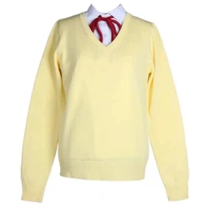 Japanese Students Cardigans Sweater School Uniforms Cotton Embroidery Knitwear - Picture 1 of 33