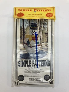 Simple Patterns For The Holidays Christmas Yard Art Snowman Pattern New holiday - Picture 1 of 5