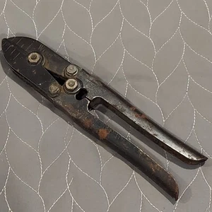 Wiss USA 9"-¾" 5 Blade Hand Crimper Sheet Metal Tinsmith Ducting OLD Vintage - Picture 1 of 10