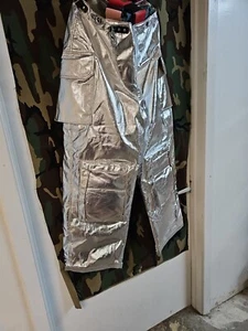 Aluminium Feuerwehrhose Militär Überschuss Altbestand Feuerwehrhose - Bild 1 von 10