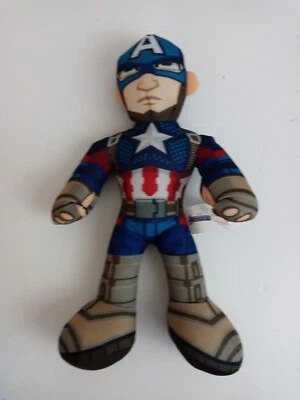 Juguete de peluche Marvel The Avengers Endgame Capitán América 10""  Foto 1 de 3