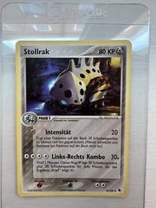 Stollrak German Pokémon TCG Lairon EX Ruby & Sapphire 37/109 Regular Uncommon LP - Picture 1 of 1