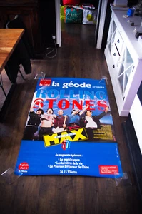 ROLLING STONES AT THE MAX 🎸French Vintage Concert Poster Original 1991 - Picture 1 of 7