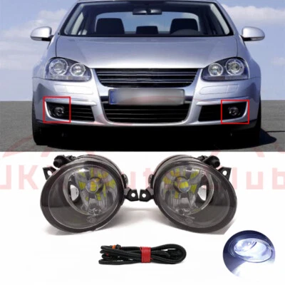 Kit de cableado de luces antiniebla LED para parachoques H11 de 2 piezas para Volkswagen Jetta 5 MK5 2006-2011 Foto 1 de 4