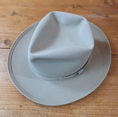 De colección Años 40 Borsalino Ipersca Fedora 7 1/8 Foto 1 de 4