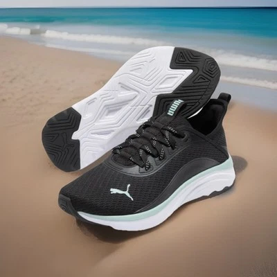 NEW Puma Women's Sophia EVO Sneakers Active Casual Shoes Sz 8 Black NIB — 第 1/4 张图片