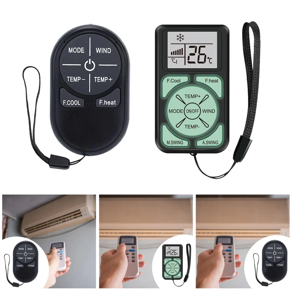 Mini Universal A/C Remote Control Multifunction for Home Living Room Adults - Image 1 of 1