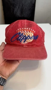 Vintage Los Angeles Clippers Sports Specialties Snapback Hat Rare Red Script - Picture 1 of 9