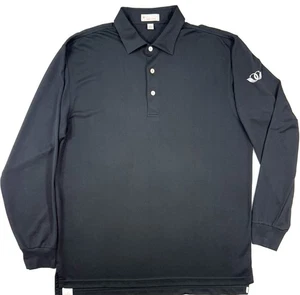 Peter Millar Herren Langarm Poloshirt Gr. Large Golf Cherry Creek Country Club - Bild 1 von 9