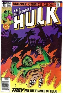 The Incredible Hulk #240 Kiosk Variante (Marvel Comics 1980) Sehr guter Zustand - Bild 1 von 2
