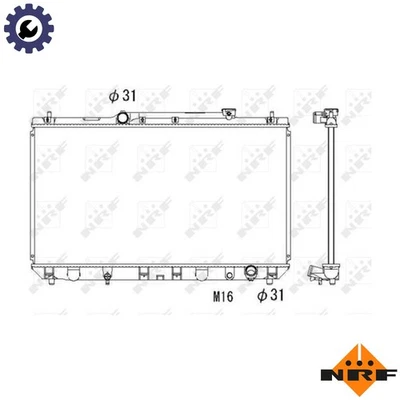 RADIATOR ENGINE COOLING 53307 FOR 5S-FE 2.2L 4cyl - Image 1 of 4