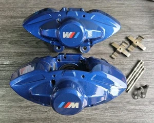 BMW M performance rear Brembo blue brake calipers M2 M3 M4 F80 440i 335i 335d ** - Picture 1 of 10