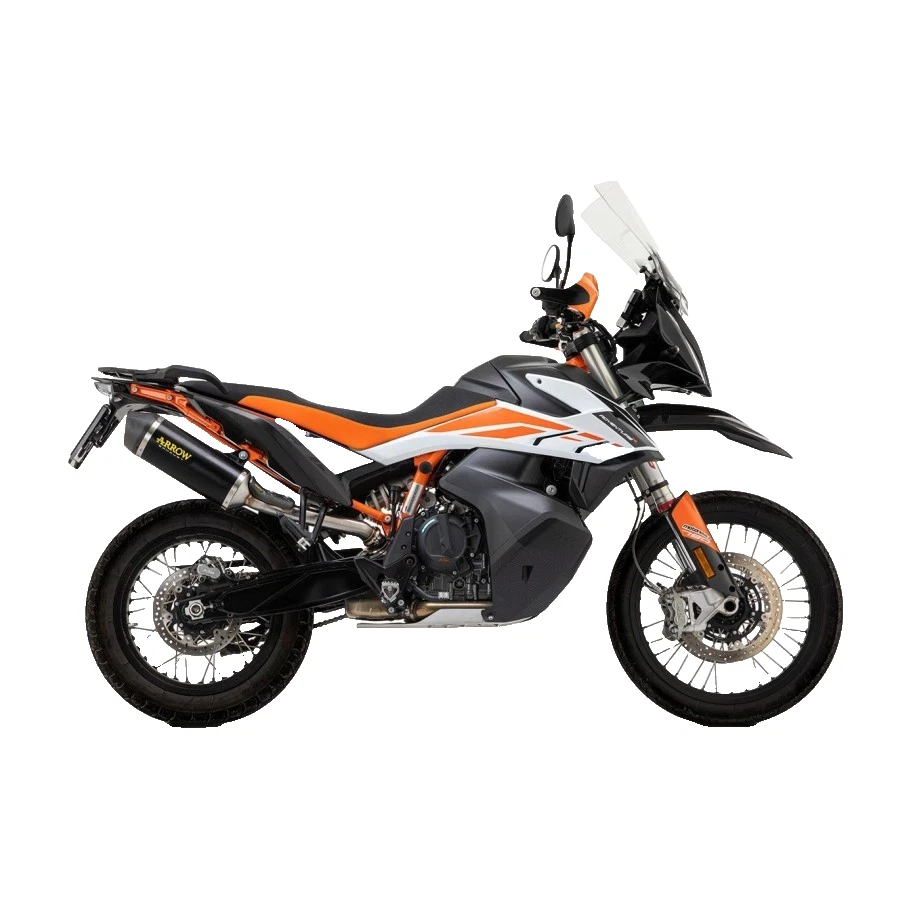 POT D'ECAPPEMENT ARROW RACE-TECH ALUMINIUM NOIR POUR KTM 790 / 890 ADVENTURE - Photo 1/4