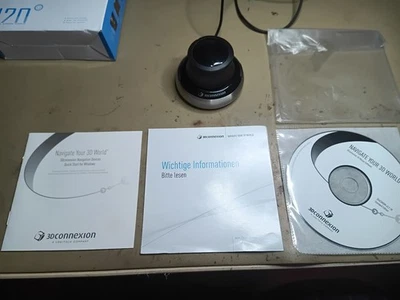 3Dconnexion SpaceMouse Compact  3D-Maus USB   Optisch Schwarz, Silber 2 Tasten - Bild 1 von 4