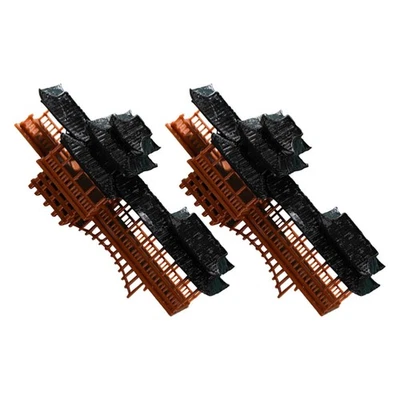  2 Pcs Garden Bridge Figurines Flower Pot Decor Fish Tank Decoration House - image 1 of 4