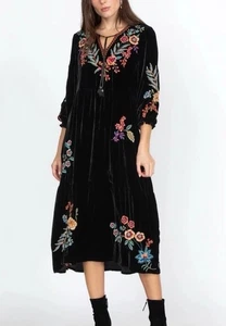 Johnny Was ARDELL SAMT BOHO MIDIKLEID, Größe S - Bild 1 von 13