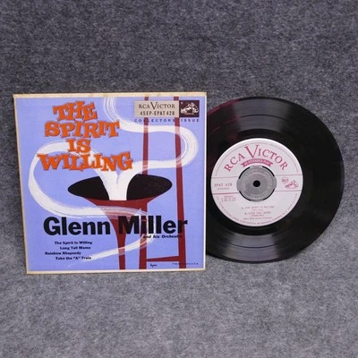 45 RPM 7" Record Glenn Miller Orchestra The Spirit Is Willing RCA Victor EPAT428 Foto 1 de 4
