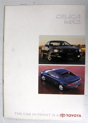 TOYOTA Celica MR2 Range Car Sales Brochure 1997 ST GT Cabriolet T Bar - Image 1 of 4