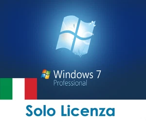 WINDOWS 7 PROFESSIONAL LICENZA ORIGINALE FATTURA ITALIANA (SOLO LICENZA) - Foto 1 di 1