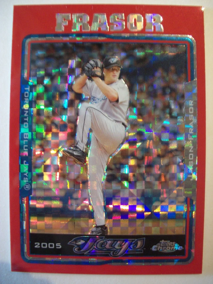 2005 TOPPS CHROME XFRACTOR JASON FRASOR # 438 RAYS  13 / 25   BOX # 18 - Image 1 of 1